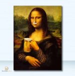 Affiche Joconde avec une bière emblématique