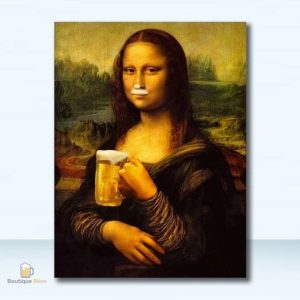 Affiche Joconde avec une bière emblématique