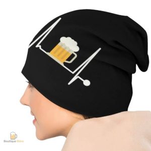 Bonnet original avec design sur le thème de la bière