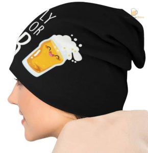Bonnet original à message humoristique sur la bière