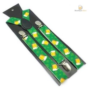 Bretelles Saint Patrick pour les amateurs de bière