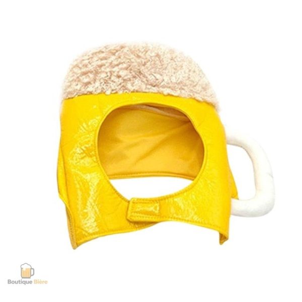 Cagoule humoristique pour animaux, thème bière