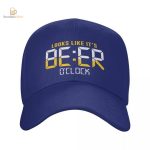 Casquette Beer O'Clock avec un message humoristique