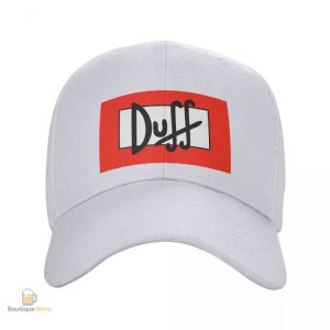 Casquette style Duff Beer, accessoire tendance pour fans