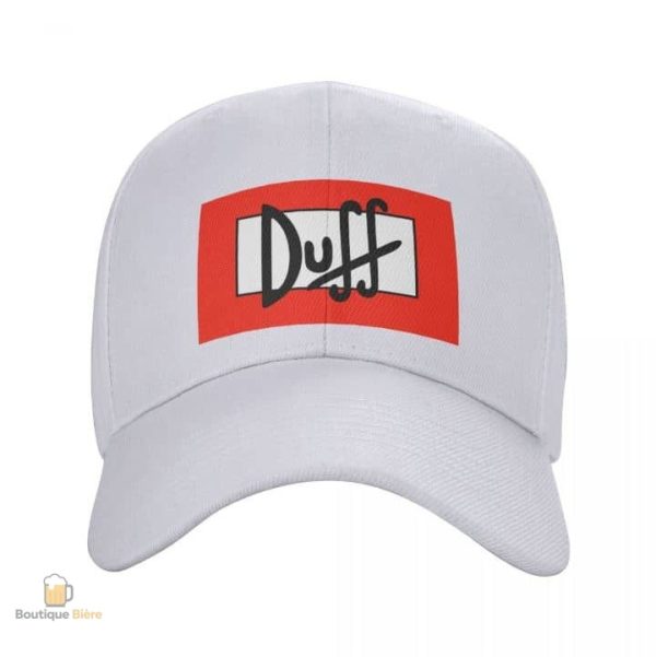 Casquette style Duff Beer, accessoire tendance pour fans