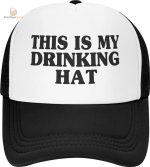 Casquette humoristique pour les fans de boissons