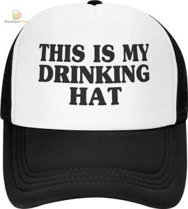 Casquette humoristique pour les fans de boissons