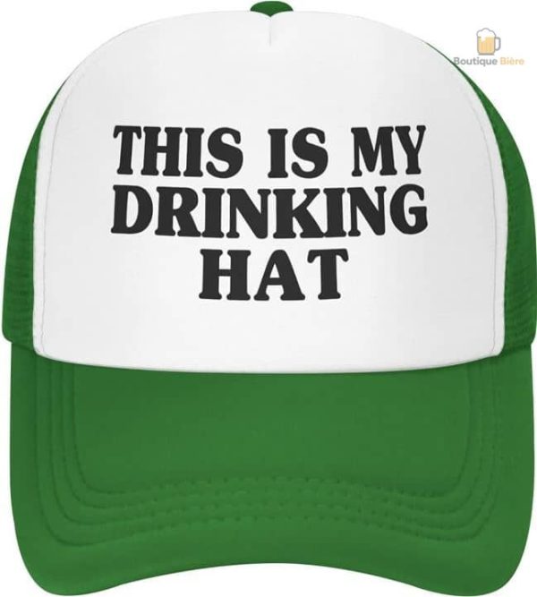 Accessoire de fête : casquette à thème bière