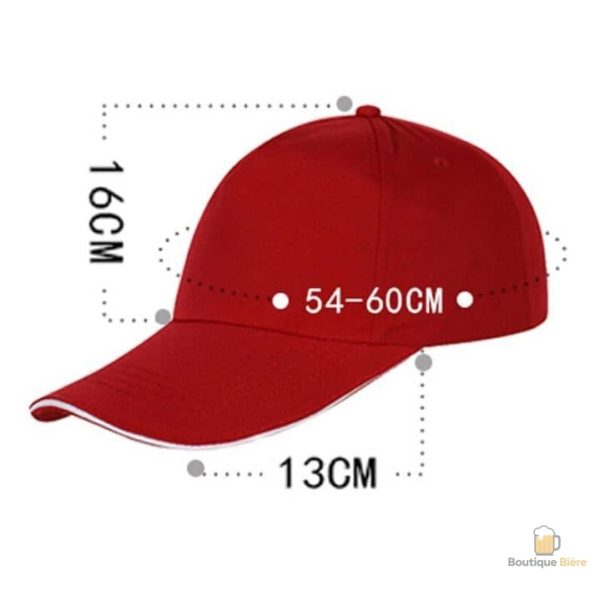 Casquette Saut, parfaite pour les dégustations de bière