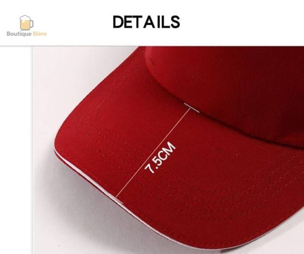 Casquette décontractée pour les amateurs de bière