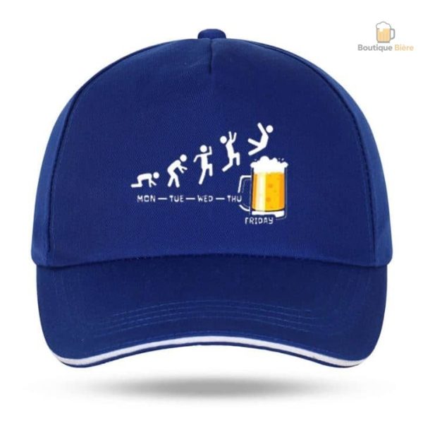 Casquette amusante avec un design sur le thème de la bière