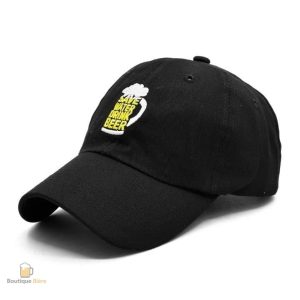 Casquette à message humoristique pour amateurs de bière