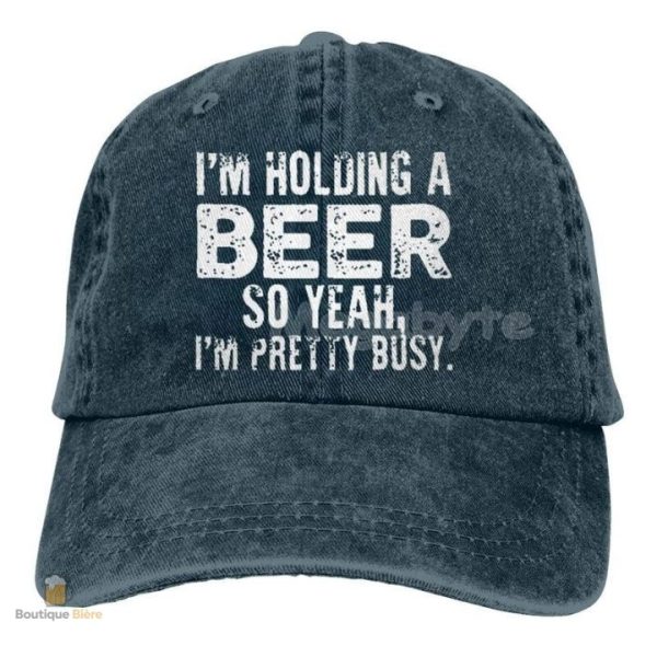 Casquette humoristique pour les amateurs de bière