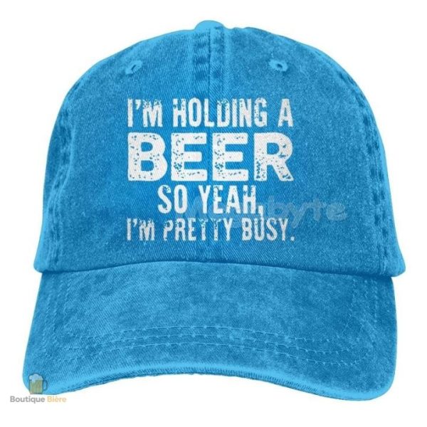 Casquette pour ceux qui aiment profiter de leur bière