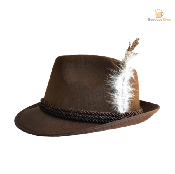 Déguisement bière homme avec chapeau tyrolien