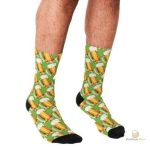 Chaussettes à motifs humoristiques sur la bière
