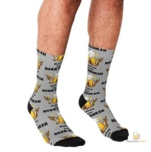 Accessoire festif : chaussettes à bière