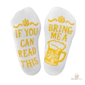 Chaussettes humoristiques pour les fans de bière