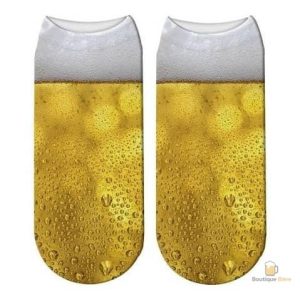 Chaussettes Mousse et Chopes de Bière