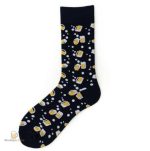 Chaussettes amusantes avec motif de pintes de bière