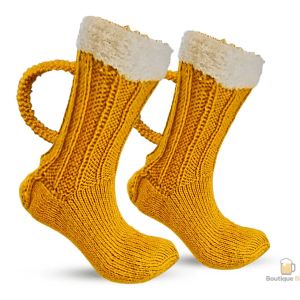 Chaussettes Tricot Chopes De Bière pour les amateurs de bière