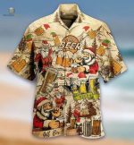 Chemise Hawaïenne Bière Noël pour homme