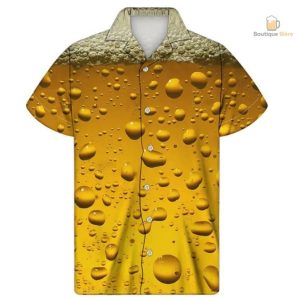 Chemise Hawaïenne Immersion Bière pour homme