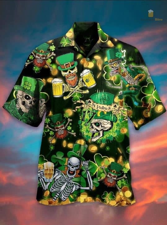 Chemise Hawaïenne Bière