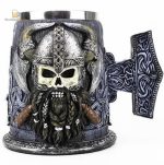Chope Viking en forme de crâne pour bières