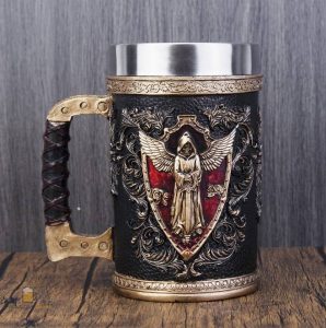 Chope de bière décorative pour amateurs de fantasy