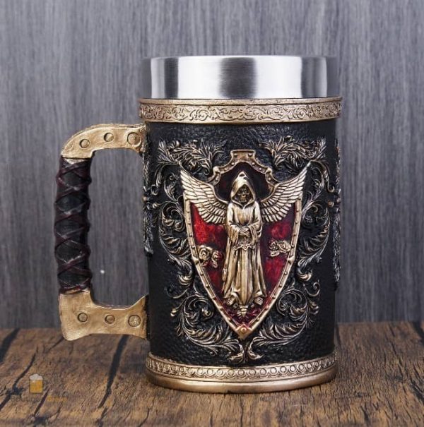 Chope de bière décorative pour amateurs de fantasy