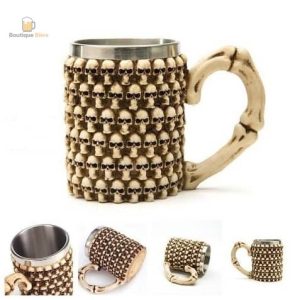 Chope de bière Catacombes avec design original