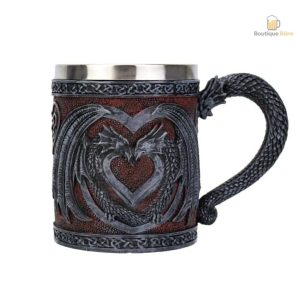 Chope de bière design Cœur de Dragons