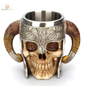 Chope originale pour amateurs de bière et de style gothique