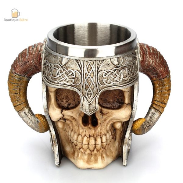 Chope originale pour amateurs de bière et de style gothique