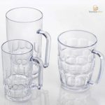 Chope de bière plastique, taille petite, légère et pratique