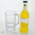 Chope de bière plastique, grande taille, parfaite pour les rassemblements