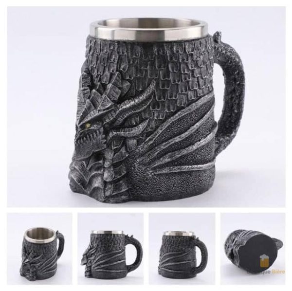 Chope Dragon, accessoire de bière au design fantastique