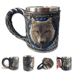 Chope de bière Tête de Loup