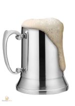 Chope en acier rétro pour savourer votre bière