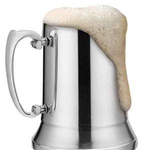 Chope en acier rétro pour savourer votre bière