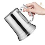 Chope classique en métal pour une expérience authentique