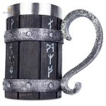 Chope Vikings avec motifs de runes
