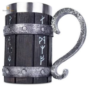 Chope Vikings avec motifs de runes