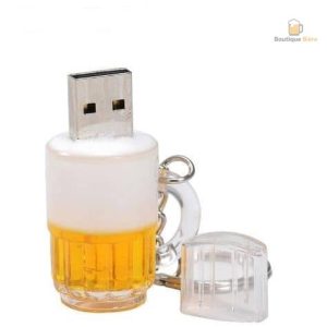 Clé USB amusante à thème bière pour collectionneurs