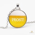 Collier Médaillon Bière Prost en acier inoxydable