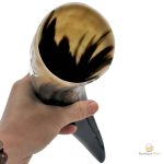 Corne à boire artisanale en matériaux naturels
