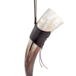 Corne Viking en bois pour boire comme un guerrier