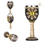 Chope médiévale en étain pour collectionneurs