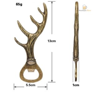 Accessoire bière en bois de cerf, design élégant